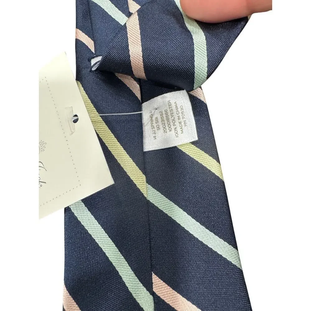 Janie and Jack Boys Tie 4-8 Special Occasion Striped NEW #G974